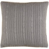 Brielle Cozy Cable Knit Throw Pillow Cover BRLL1226